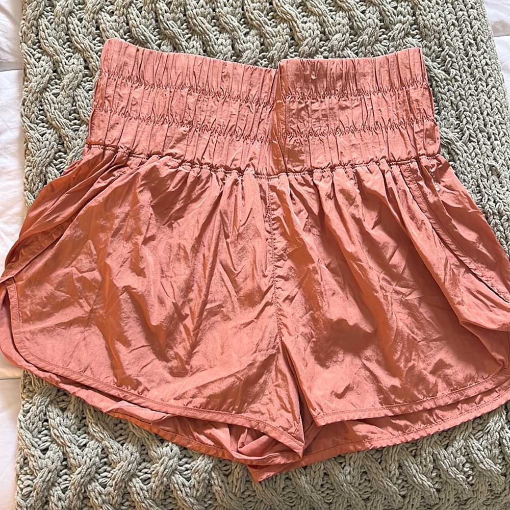 Free movement- the way home shorts. size medium. Burnt orange.